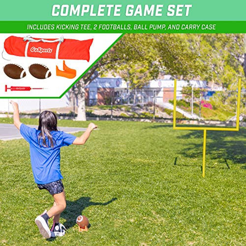 GoSports Football Field Goal Post - 6 or 8 ft Backyard Football Game - style: 6 ft Standard