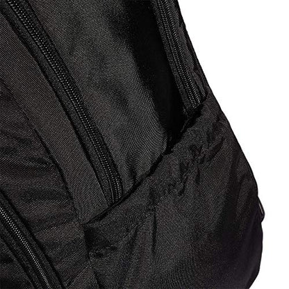 adidas Defender Sports Backpack with Shoe Compartment, Soccer Bag - color: Black/White