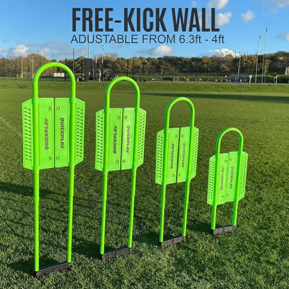 QUICKPLAY Adjustable Height Replay Defender Portable Modular Soccer Rebounder (Replay Defender)