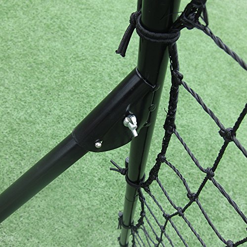 Adjustable Volleyball Rebounder Net 4.5x3 Ft,Volleyball Training Equipment for Lacrosse, Baseball, Soccer,Tennis,Backyard Volley Ball Practice Volleying Bumping Spiking Hitting