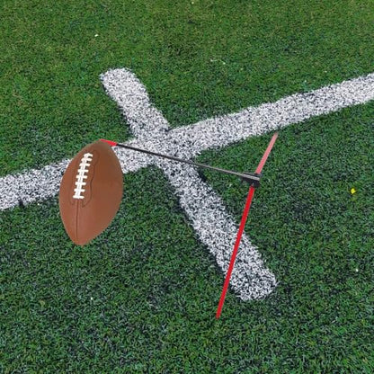 SUPVOX Portable Football Kicking Tee Stand with Non-Slip Base Adjustable Height Football Kicking Aid for Field Goal Practice and Training for Youth and Adult Players
