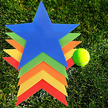 BESPORTBLE 5pcs Markers for Football Training Non- Floor Markers for Soccer Drills Gym and Sports Courts and Smooth Edges