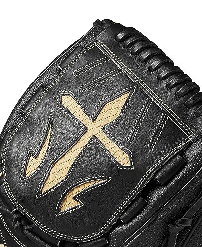 Wilson A2000 Pitcher's Baseball Gloves - color: Black/Saddle Tan, size: 12"