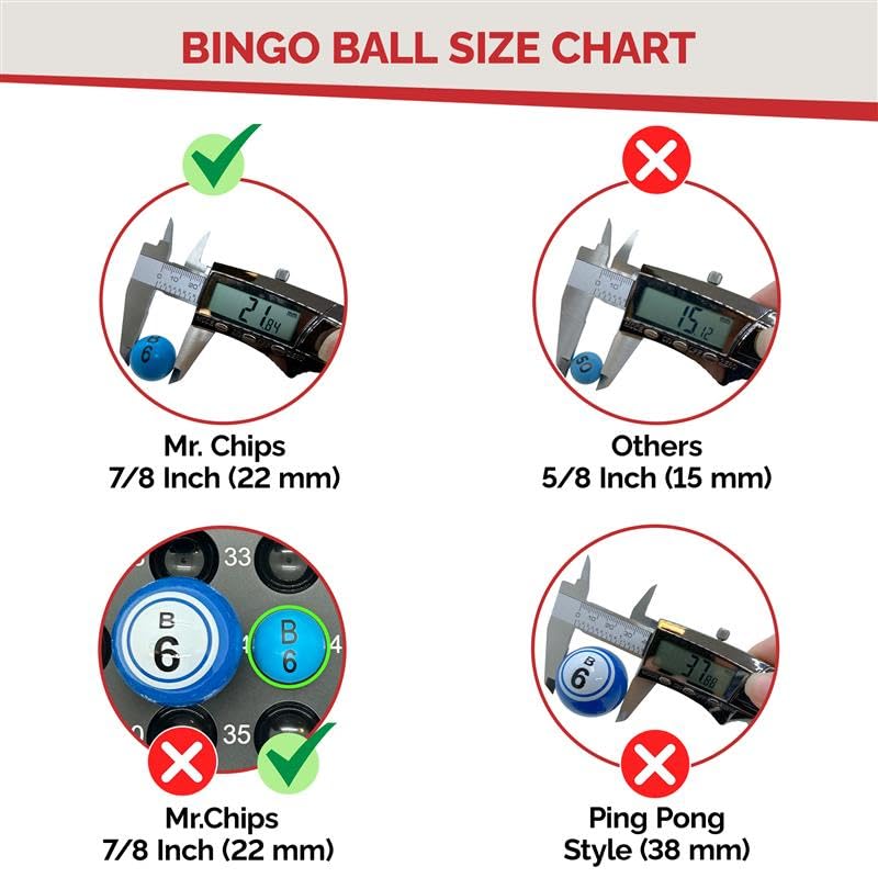 MR CHIPS Professional 11" Steel Bingo Cage Only – Fits 7/8" Bingo Balls (Not for 3/4" Balls or 38mm Ping Pong Balls) – Mysterious Black - color: Mysterious Black Bingo Cage Only