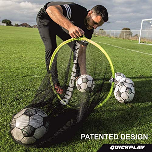 QUICKPLAY Target Sax 2-in-1 Soccer Target Net & Ball Bag | Multi-Sport Equipment for Soccer, Baseball, Softball, Basketball & More | Portable, Durable & Perfect for Training Players, Teams & Coaches