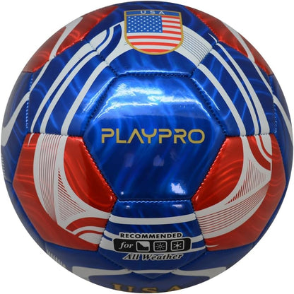 Country Training Soccer Ball: World Edition - size: 2, style: USA - BLUE