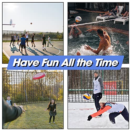 Amazgolf 20ft, 30ft, 40ft Soccer Goal Net - Football Backstop, High Impact Sports Practice Barrier, Nylon Ball Hitting Netting for Soccer and Hockey - size: 15 X 20ft