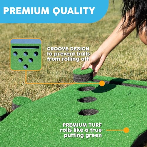 MD Sports Big Sky Putting Green Golf Training Games Pong Style, Perfect for Golf Game Practice