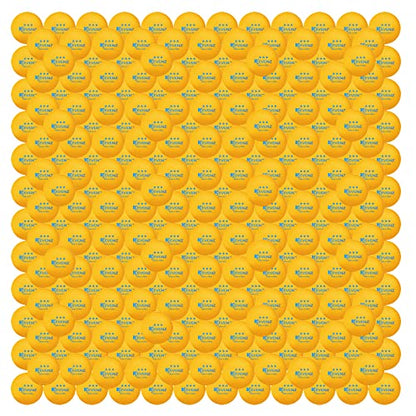 KEVENZ 3 Star Ping Pong Balls, 40+mm Advanced Table Tennis Ball, Bulk Outdoor Ping Pong Balls (Orange, White) - color: Orange, 1500-Pack