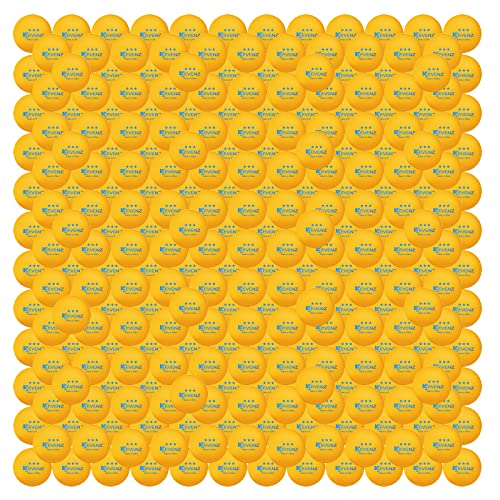 KEVENZ 3 Star Ping Pong Balls, 40+mm Advanced Table Tennis Ball, Bulk Outdoor Ping Pong Balls (Orange, White) - color: Orange, 1500-Pack