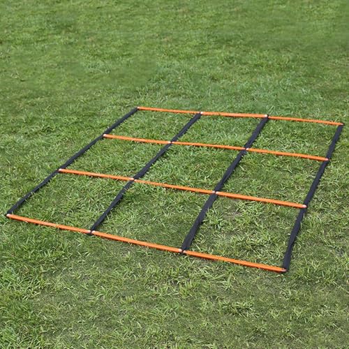 Multifunctional 9 Grids Agility Ladder for Sports Training Fitness and Footworks Drill Agility Train Enduring Adjusted Speed Training - color: B
