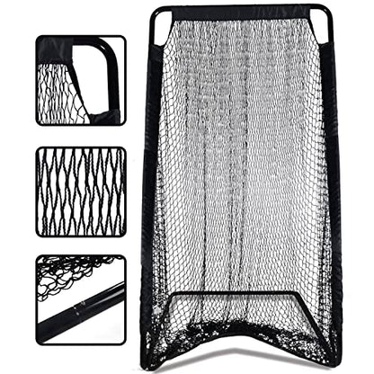 Kapler Football Practice Kicking Net for Kicker 81’’x 41’’Football Field Goal Kicking Cage for Youth Punting Backyard Outdoor Use Indoor Football Net Equipment Easy Setup
