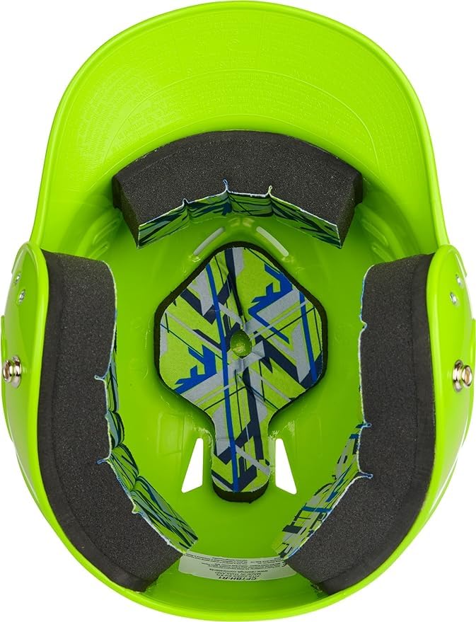 Rawlings | COOLFLO Batting Helmet | T-Ball (6 1/4" - 6 7/8") | Black - color: Green - REMIX