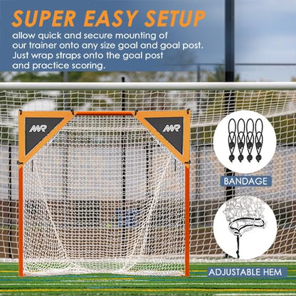 MR Lacrosse Shooting Targets, Lax Goal Corner Shooting Targets, Lacrosse Shooting Practice Net, Lacrosse Corner Targets, Lacrosse Net Goalie Targets for Shooting Practice and Training, Set of 2