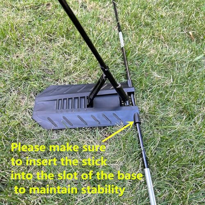 Golf Alignment Stick Holder, Golf Training Aid Teaching Equipment for Aiming, Putting, Posture Corrector, Golf Swing Trainer with Improved Sticks