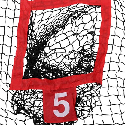 Gugxiom Football Training Net with Target Bags, Portable Passing Practice Net for Throwing Accuracy and Strength Training