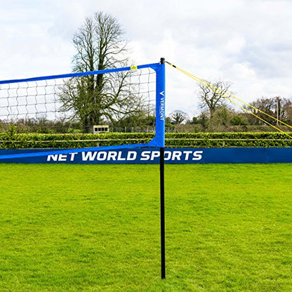 Vermont Portable Volleyball Sets [Beach or Standard] | Volleyball Training Equipment - Volleyball Posts, FIVB Nets, Guy Ropes & Carry Bag | Volleyball Net Outdoor - color: Pro Set
