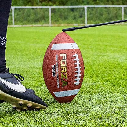 FORZA TD100 Football Game Balls | Junior to Offical Size Options Available | Ultimate High Grip Design | Packs of 1-40 - size: Official (14+)
