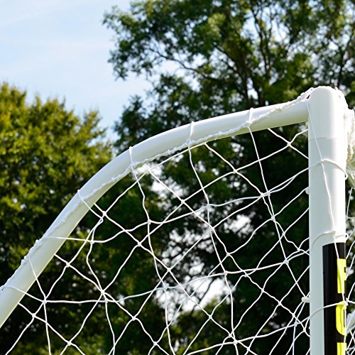 FORZA 16ft x 7ft Soccer Goal | All-Weather uPVC Match Goals – Ready, Set, Goal! Includes Optional Training Soccer Ball, Target Sheet & Carry Bag - size: Goal and Ball