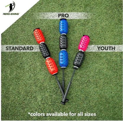 Baseball & Softball Swing Trainer and 12 Durable Foam Balls, Boost Your Bat Speed by Up to 20+ MPH, Unlock Swing Speed Increases. Great Gift for Baseball and Softball - color: Blue, size: Aero Bat Youth+12 Soft Training Balls