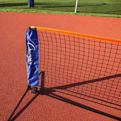 Champion Sports Portable Tennis Net: 10 Foot Kids Mini Tennis Set & Athletic Equipment