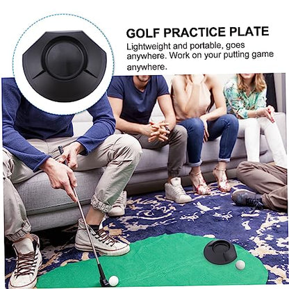 3pcs Golf Practice Disc Portable Putting Aid for Use Lightweight Training Device for All Ages for Home Office and Travel
