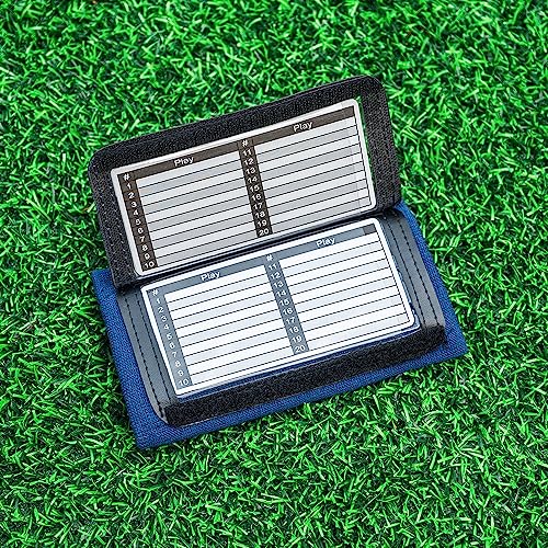 Quarterback Play Wristband - 3 Playsheet Compartments - Perfect for Flag and Tackle Football-2 Inserts Included-Youth,Single
