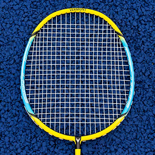 VERMONT Badminton Rackets | Available in 3 Sizes [Mini, Junior and Senior] - Designed for Players of All Levels, from Beginners to Senior Club Members. - size: Junior
