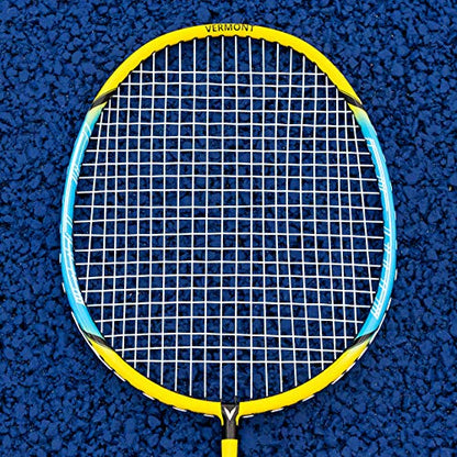 VERMONT Badminton Rackets | Available in 3 Sizes [Mini, Junior and Senior] - Designed for Players of All Levels, from Beginners to Senior Club Members. - size: Junior
