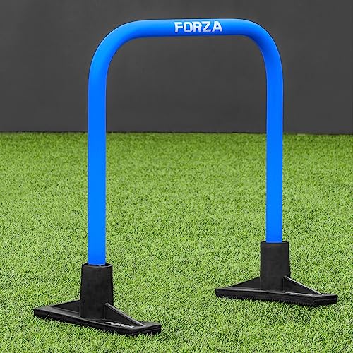 FORZA Pro Soccer Passing Arcs | Set of 4 Elite-Level Soccer Targets to Enhance Passing Techniques & Accuracy - Optional Carry Bag & Bases - color: Sky Blue, size: With Bases