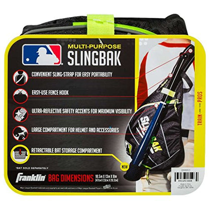 Franklin Sports MLB Slingbak Compact Baseball Bag – Youth and T-Ball Equipment Carry Bag