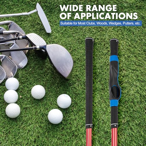 Golf Grip Trainer Golf Practice Tool, Easy To Carry to the Practice Area, Golf Swing Trainer Ensure the Right Grip Every Time, Golf Grip Training Aid, Golf Accessories Improve Your Swing Rhythm - color: Blue