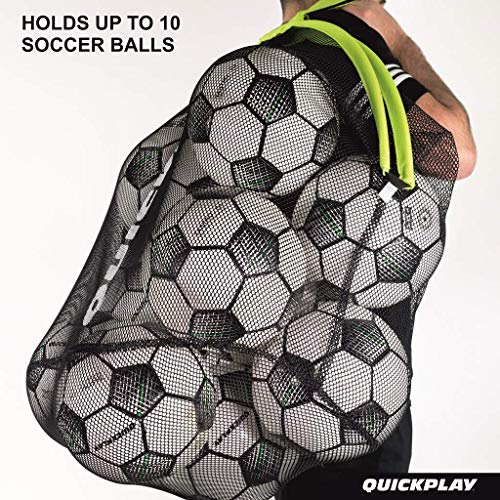 QUICKPLAY Target Sax 2-in-1 Soccer Target Net & Ball Bag | Multi-Sport Equipment for Soccer, Baseball, Softball, Basketball & More | Portable, Durable & Perfect for Training Players, Teams & Coaches