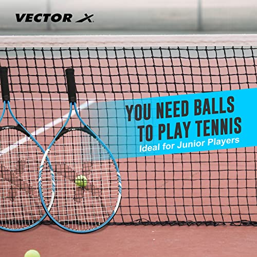 Vector X VXT-520 Strung Tennis Racquet/Rackets (25-inch, 3/4 Cover)