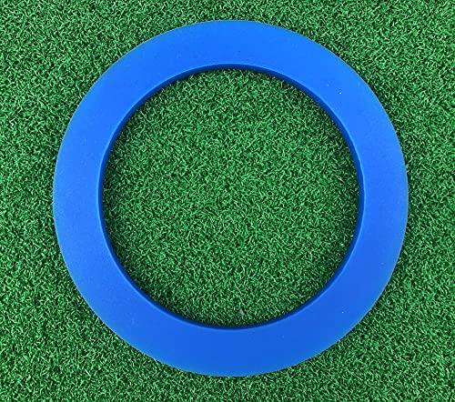 MAZEL Golf Putting Cup/Ring for Training Aid Indoor & Outdoor - All-Direction Practice Hole Putting Accuracy Trainer - color: Blue Ring