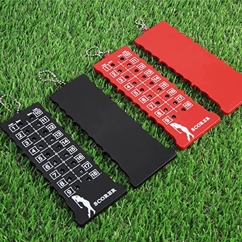Handheld Golf Shot Count Putt Score Counter 18 Holes Scoring Keeper with for Key Chain Golf Training Golf Counter Golf Shot Counter Golf Score Counter 18 Holes 18 Hole Golf