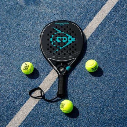 Dunlop Sports Galactica Padel Racket Series - style: Galactica Team - Petrol Green/Silver Foil