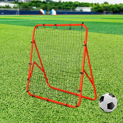 Soccer/Baseball/Volleyball Rebounder Net, 3.3×3.3ft Bounce Back Net Kickback Trainer, Rebound Net Adjustable Practice Target Pitchback Net for Backyard Training Equipment Gift for Kids & Adults