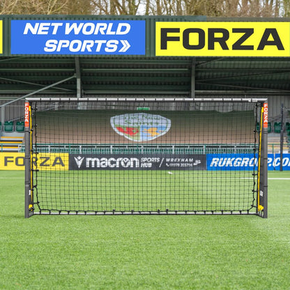FORZA Steel42 Goal Rebounder Net Kit – Football Training Aid with Durable Double-Sided Net & Side Sheets for Solo Practice & Team Drills - Goal NOT Included - size: 8ft x 4ft