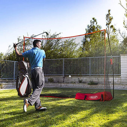 ZENY Golf Practice Hitting Net, 10x7 ft Backyard Golf Driving Net for Indoor Outdoor Training Chipping