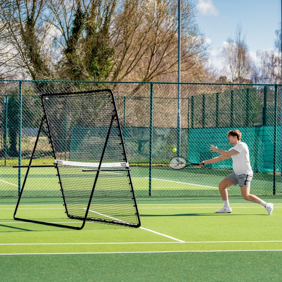 Vermont RapidFire Jumbo Tennis Rebounder Net | 9ft x 7ft | Groundstroke & Volleying Practice | Solo Tennis Trainer