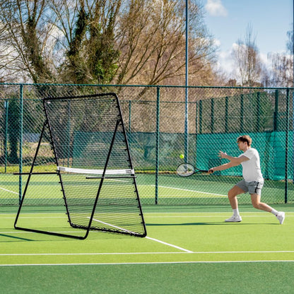 Vermont RapidFire Jumbo Tennis Rebounder Net | 9ft x 7ft | Groundstroke & Volleying Practice | Solo Tennis Trainer