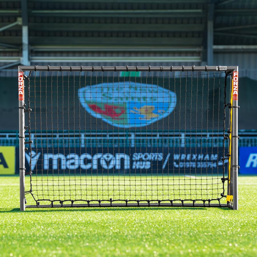 FORZA Steel42 Goal Rebounder Net Kit – Football Training Aid with Durable Double-Sided Net & Side Sheets for Solo Practice & Team Drills - Goal NOT Included - size: 6ft x 4ft