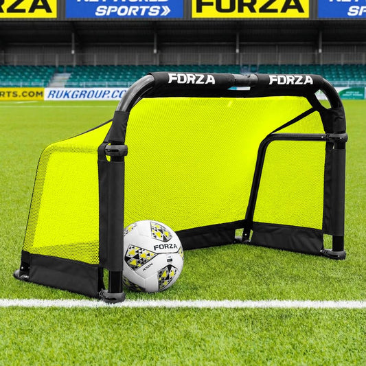 FORZA Aluminum POD Soccer Goals | PRO ALU50 Folding Soccer Goal - Fold-Away & Freestanding Target Goals - x4 Sizes and x9 Colors - color: Yellow, size: 3ft x 2ft