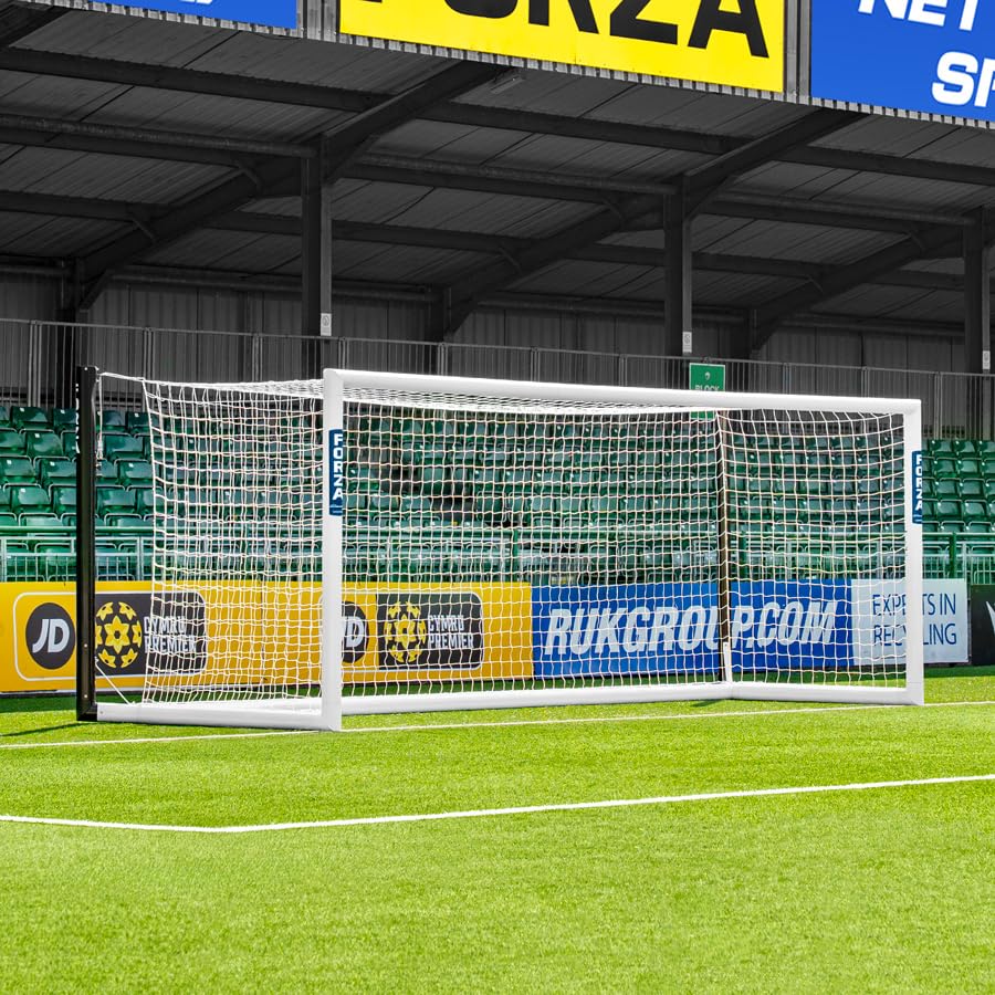 FORZA Aluminum Soccer Goals [11 Sizes] | Professional Soccer Goal Posts *The Goal Nets Used by MLS & Premier League Clubs* - size: 18.5ft x 6.5ft, style: Alu110 Stadium Box