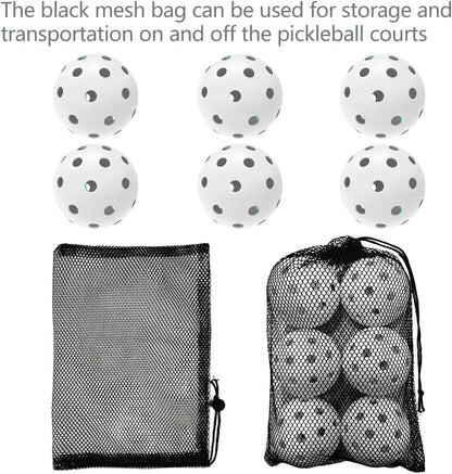 6 Pack Sports Outdoor Pickleballs - 40 Pickleball Balls - USA Pickleball Balls (USAPA) Approved - Official US Open Ball - color: White, style: 24 - Pack