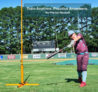 HRT3000 Home Run Trainer – Advanced Baseball & Softball Moving Ball Hitting Practice Tool – Solo Training, Real Timing & High Rep Development for Youth, High School and Collegiate Levels