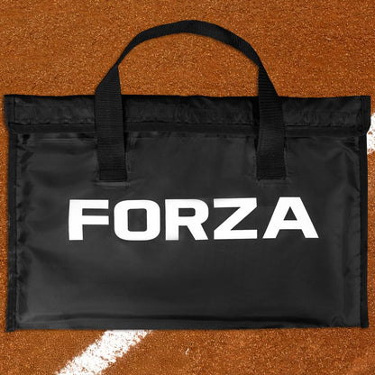 FORZA 35in x 24in Double-Sided Sports Coaching Whiteboard | 13 Sport Options - Dry Erase Board Equipped with Magnetic Markers, Pen & Eraser (Baseball, with Carry Bag) - size: With Carry Bag, style: Baseball