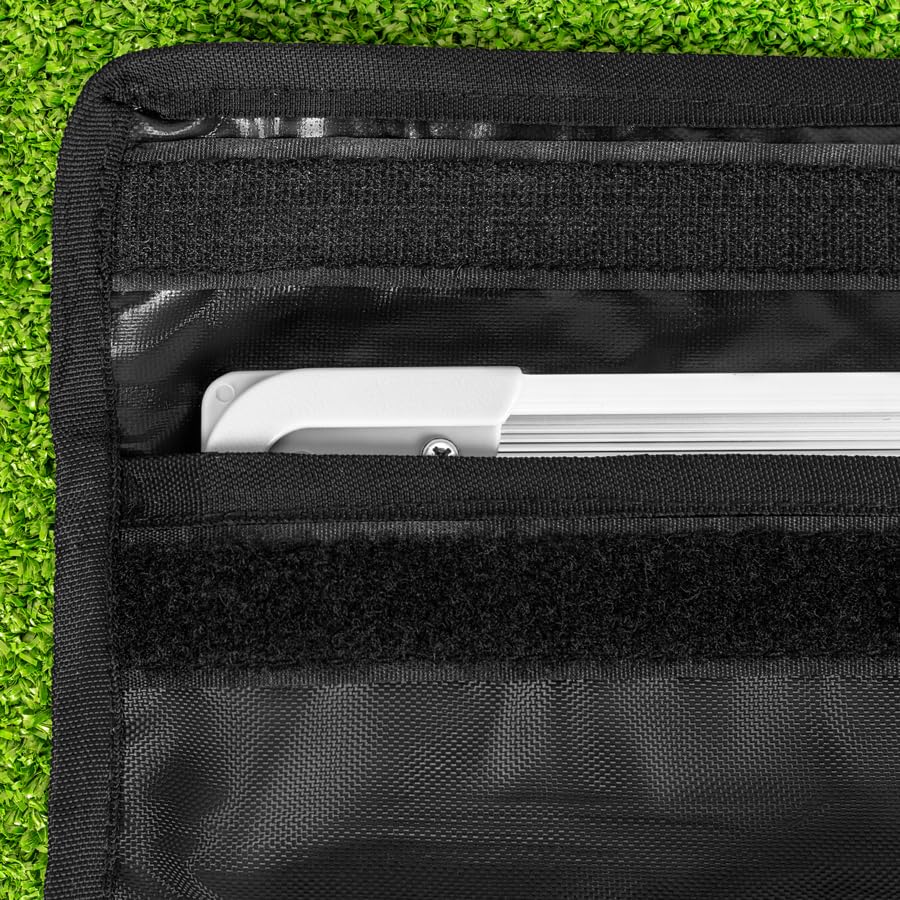 FORZA Soccer Coaching Board Carry Bag – Heavy Duty Nylon Tactics Whiteboard Storage Case with Handles, Secure Hook & Loop Closure, Protective Travel Bag for Coaches Training Equipment - size: 35" x 24"