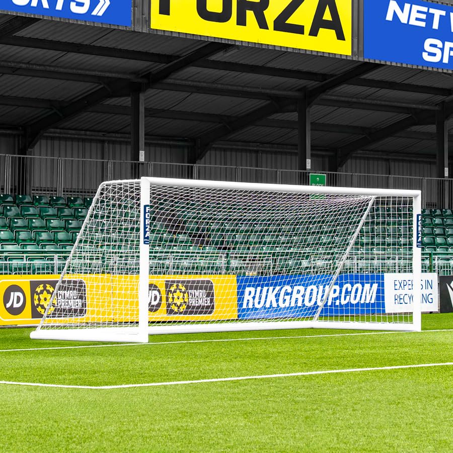 FORZA Aluminum Soccer Goals [11 Sizes] | Professional Soccer Goal Posts *The Goal Nets Used by MLS & Premier League Clubs* - size: 18.5ft x 6.5ft, style: Alu110 Freestanding